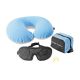 Cocoon Travel Set (3 pieces), light blue/black