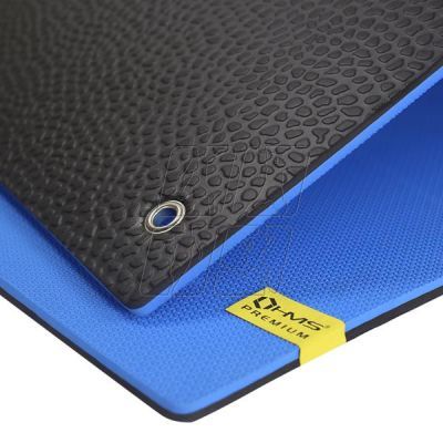 12. Club fitness mat with holes HMS Premium MFK03 blue-black