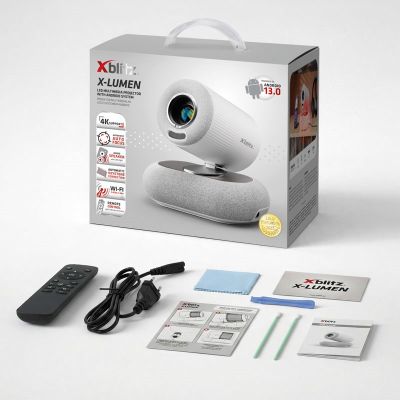 9. XBLITZ LED PROJECTOR WITH ANDROID 13 X-LUMEN