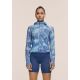 CASALL Breeze Printed Running Jacket for Women, Navy Blue