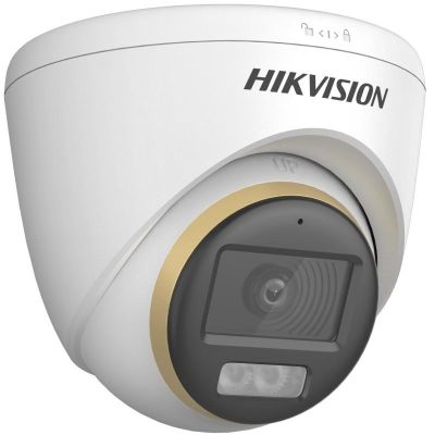 AHD, HD-CVI, HD-TVI, CVBS camera DS-2CE72DF3T-LFS(2.8MM) Smart Hybrid Light ColorVu - 1080p Hikvision