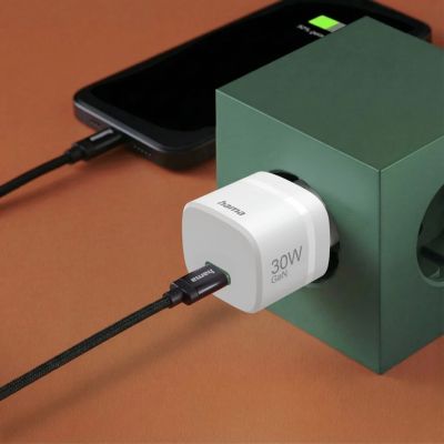 6. Hama 00201964 Mobile Charger Smartphone, Tablet, Power Bank, Headset White Alternating Current Fast Charging Internal