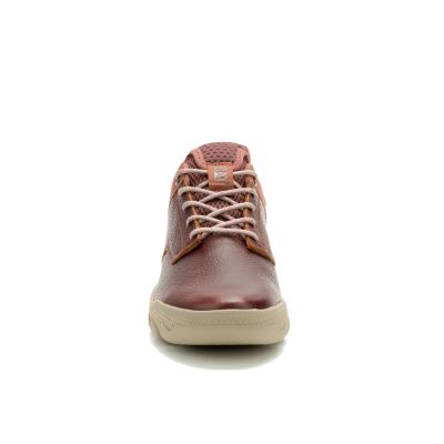 3. CATERPILLAR HEX LITE LEATHER BT BROWN SHOES (P726639)