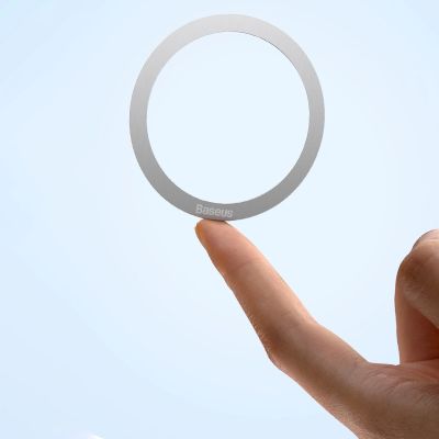 15. Baseus Halo Series magnetic ring (2 pcs/package) silver (PCCH000012)