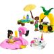 3. LEGO Friends 42658 Unicorn and Flamingo Pool Party