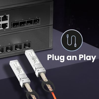 9. Extralink SFP+ AOC Cable AOC SFP+ 10Gbps, 5m