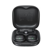 Acefast R1 Wireless Lavalier Microphones 2 pcs - Black