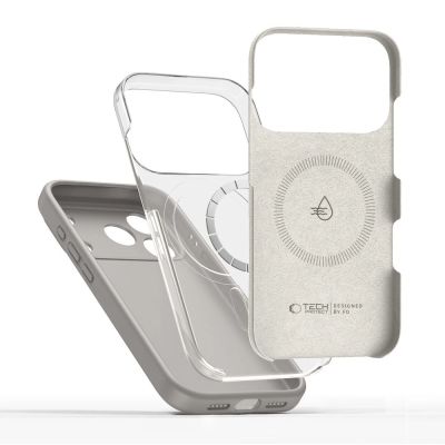 4. Tech-Protect Silicone MagSafe Case for iPhone 17 Pro Max - Gray