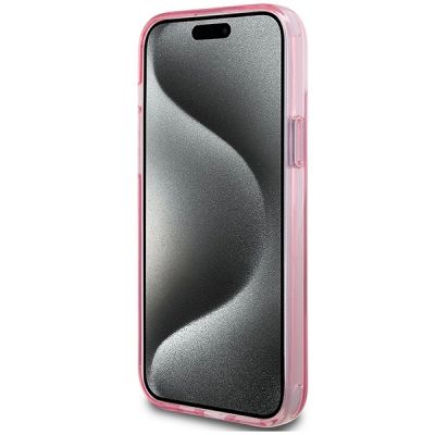 5. Karl Lagerfeld Ring Stand Karl&Choupette MagSafe case for iPhone 15 Plus - pink