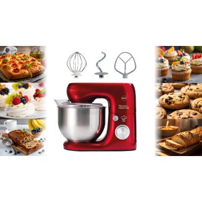 25. ELDOM WRK1250 SHEF PLANETARY ROBOT, 800W, TRY ATTACHMENTS FOR WHIPPING, MIXING, KNEADING, METAL BOWL 5 L 8 SPEEDS + PULSE