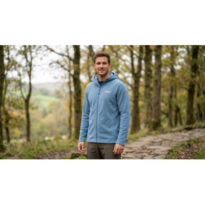 3. Men’s Fleece Jacket Geographical Norway TUGOOD PETROLE DB MEN 233 (WZ3337H/GN-PETROL)