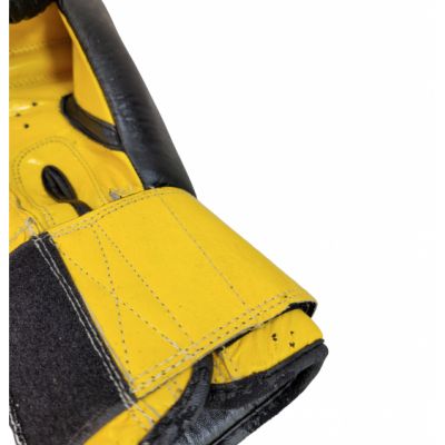 5. (W) TOP TEN FIGHT RTT-2 Boxing Gloves 10 oz Black and Yellow