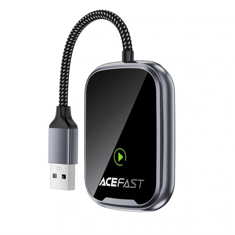 Acefast QC1 Wireless Car Adapter - Gray