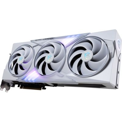 10. MSI GeForce RTX 5080 16GB GAMING TRIO OC WHITE GDDR7 Graphics Card
