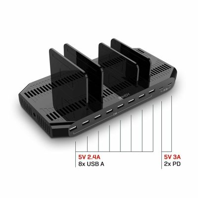 3. Lindy 73435 Mobile Charger Smartphone, Tablet Black AC Fast Charging Internal