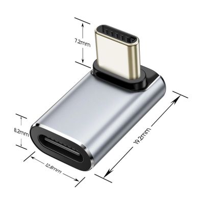 2. Tech-Protect Ultraboost AA02 USB-C Angled Adapter - Gray
