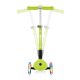 19. 3-wheel scooter Globber Foldable Lights Lime Green Jr 437-106