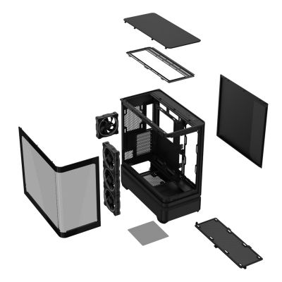 19. ASUS PRIME AP304 TG ARGB BLACK Case