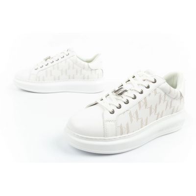8. Karl Lagerfeld Kapri men's shoes sneakers natural leather white