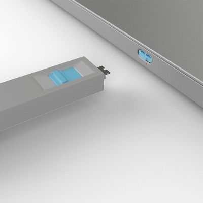 5. Lindy 40465 Port Blocker Port Blocker + USB Type-C Dongle Blue Acrylonitrile Butadiene Styrene (ABS) 1 pc.