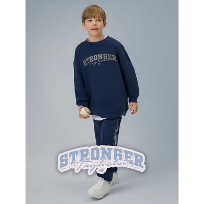 5. Boy's loose sweatshirt without hood 4F 4FJRSS26TSWSM2635-31S