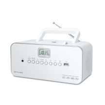 Muse M-28 RDW portable radio FM/CD/MP3/Jack/USB White