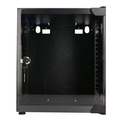 Extralink LITE 6U 10 280X310 WALL-MOUNTED RACKMOUNT CABINET BLACK Freestanding/Wall/Floor Rack Black