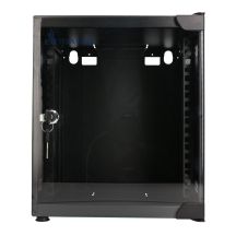 Extralink LITE 6U 10 280X310 WALL-MOUNTED RACKMOUNT CABINET BLACK Freestanding/Wall/Floor Rack Black