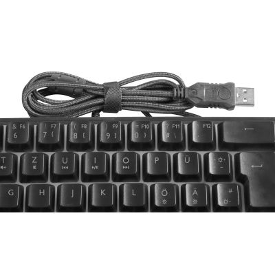 7. Deltaco Gaming GAM-158-DE USB QWERTZ Keyboard Scandinavia Black
