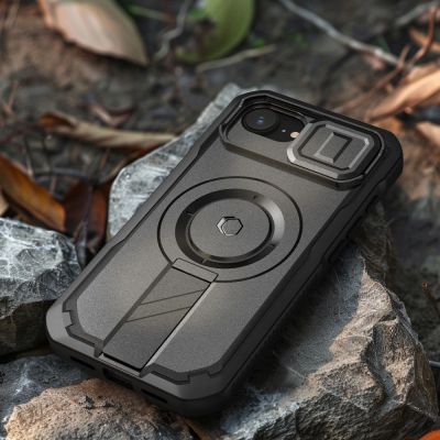 7. Tech-Protect Kevlar Magsafe Case for iPhone 16e / 17e - Black