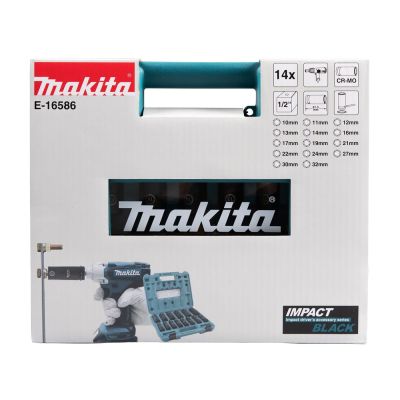 5. Makita E-16586 Impact Socket Set Black, Green