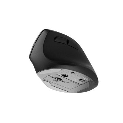 9. NATEC CRAKE 2 VERTICAL MOUSE WIRELESS BLUETOOTH 5.0+2.4GHZ 2400DPI BLACK NMY-2048