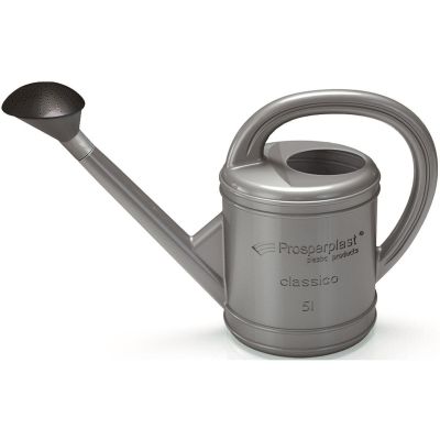 2. CLASSICO WATERING CAN BARREL 5L SILVER