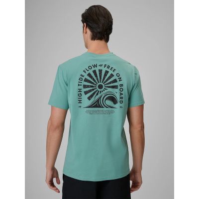 2. Men's relaxed T-shirt with print 4F 4FRSS26TTSHM4296-47S