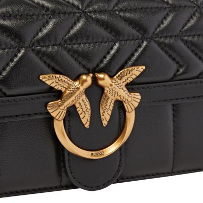 3. PINKO LOVE ONE MINI LEATHER BAG