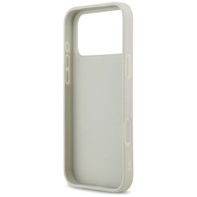 7. DKNY Checkered with Printed Stripes Case for iPhone 17 Pro Max - Beige