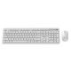 2. GEMBIRD WIRELESS SLIM PRO BUSINESS DESK KEYBOARD + MOUSE SET, WHITE, US LAYOUT