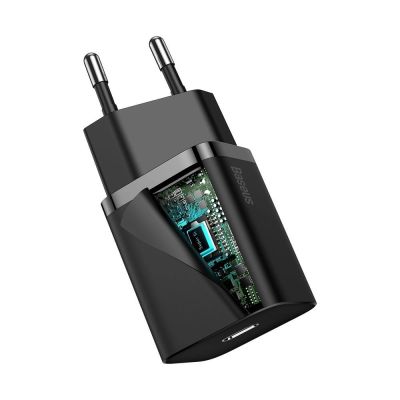 4. Baseus Super Si 1C fast charger USB Type C 20W Power Delivery + USB Type C - Lightning cable 1m black (TZCCSUP-B01)