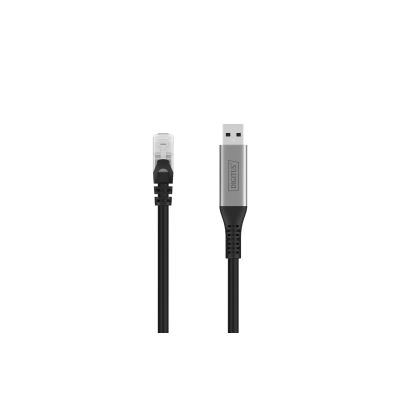 3. Digitus USB-A - RJ45 Ethernet cable, 1 Gbit/s, 15 m