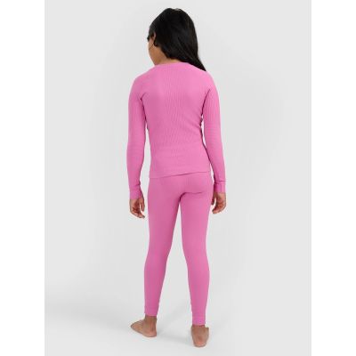 3. Girls' seamless thermal underwear set 4F 4FJRAW25USEAF264-55S