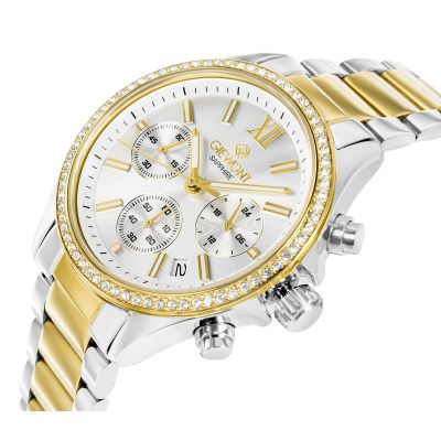 2. Giewont Sapphire Women's Watch Silver Gold GW3670-B4