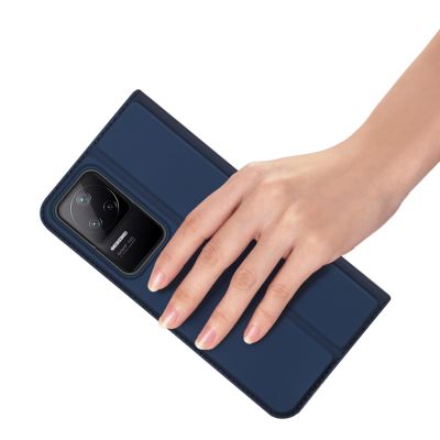 7. Dux Ducis Skin Pro Holster Cover Flip Cover for Xiaomi Poco F4 5G blue