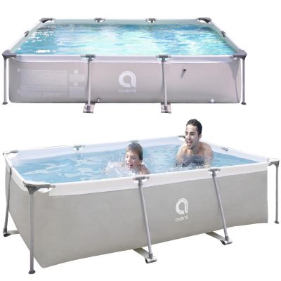 10. RECTANGULAR FRAME POOL SUPER STRONG 300x207x66CM 17771