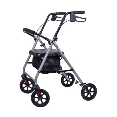 12. The four-wheeled aluminum support makes it easier