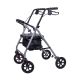 12. The four-wheeled aluminum support makes it easier