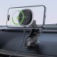 6. Acefast D42 Magnetic Dashboard Mount with Wireless Charger, MagSafe Compatible - Black