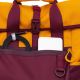 8. Rivacase 5321 15.6" 25L Laptop Backpack Burgundy-Yellow