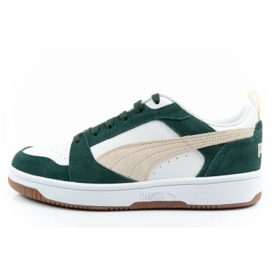 2. Puma Rebound v6 men's sports sneakers fashionable comfortable white green