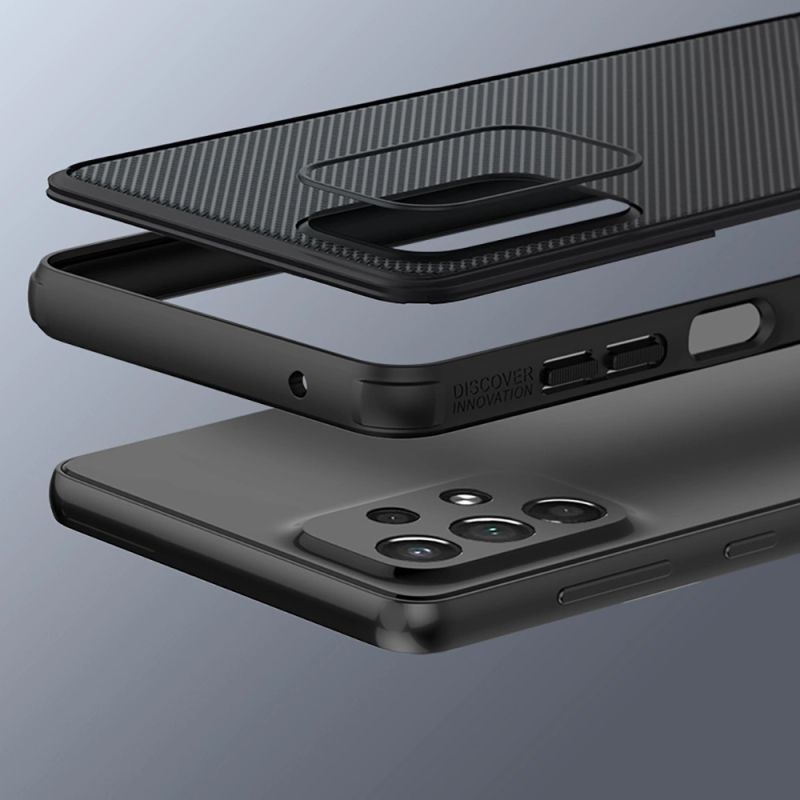 8. Nillkin Super Frosted Shield Pro durable case cover for Samsung Galaxy A73 red