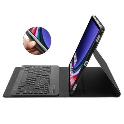 4. Tech-Protect SC Pen + Keyboard Case with Keyboard for Samsung Galaxy Tab S9 FE+ 12.4" X610 / X616B - Black